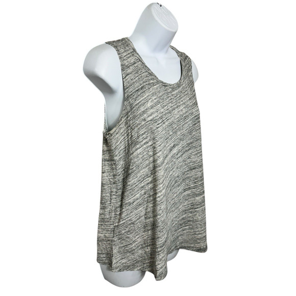 Women's Gap Heather Gray Sleeveless Tee Sz Small Top Casual Athleisure T-Shirt - Picture 5 of 7